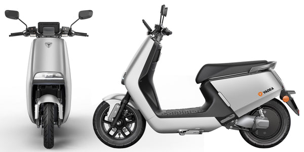 Scuter electric Ztech ZT-21 G5 ECO autonomie 65 Km viteza maxima 45 km/h putere 2400W acumulator 20Ah/72V-Gri