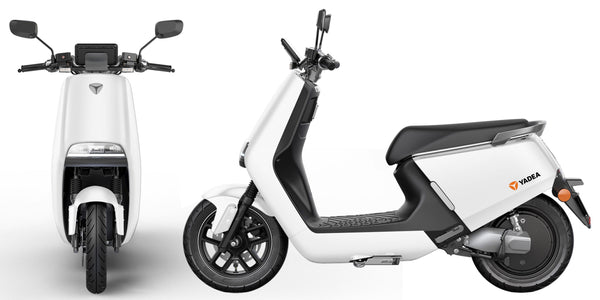 Scuter electric Ztech ZT-21 G5 ECO GRAPHENE autonomie 65 Km viteza maxima 45 km/h putere 2400W acumulator 20Ah/72V-Alb
