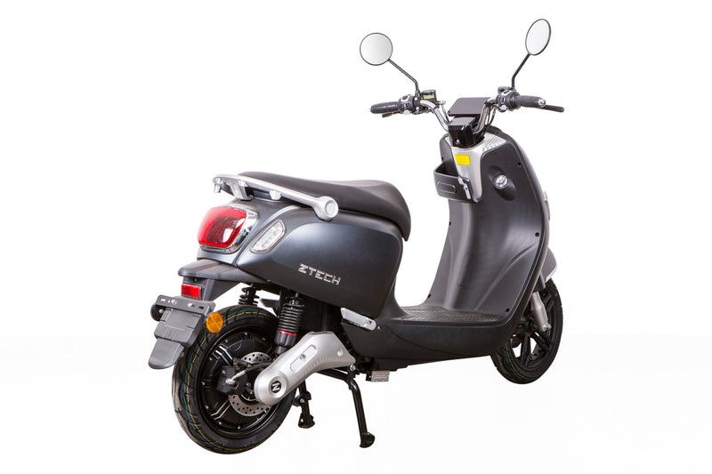 Scuter electric Ztech ZT-23-A CRYSTAL-A autonomie 80 Km viteza maxima 45 km/h putere 1800W acumulator 20Ah/60V motor BOSCH-Argintiu