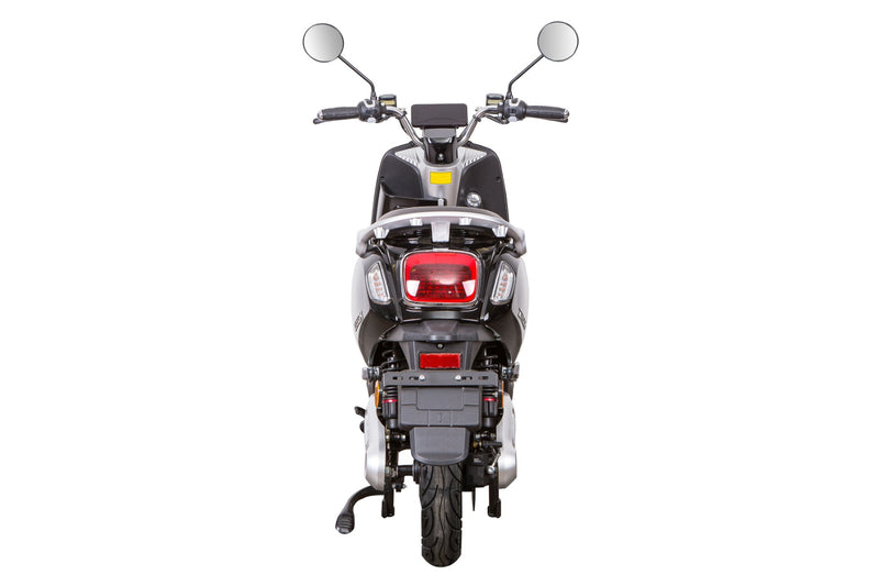 Scuter electric Ztech ZT-23-A CRYSTAL-A autonomie 80 Km viteza maxima 45 km/h putere 1800W acumulator 20Ah/60V motor BOSCH-Argintiu