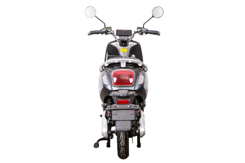 Scuter electric Ztech ZT-23-A CRYSTAL-A autonomie 80 Km viteza maxima 45 km/h putere 1800W acumulator 20Ah/60V motor BOSCH-Argintiu