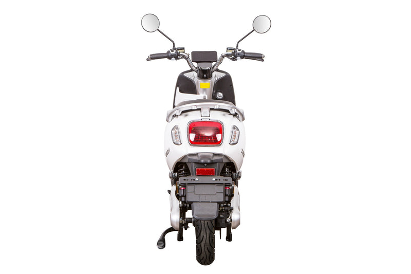 Scuter electric Ztech ZT-23-A CRYSTAL-A autonomie 80 Km viteza maxima 45 km/h putere 1800W acumulator 20Ah/60V motor BOSCH-Argintiu