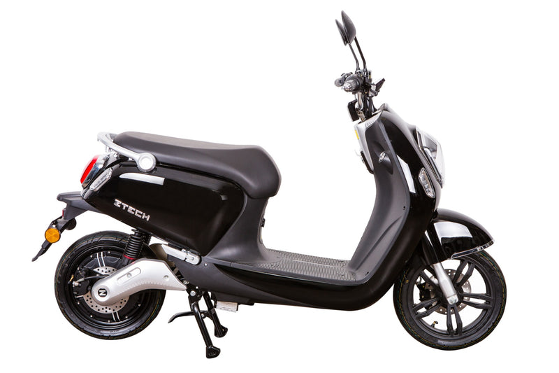Scuter electric Ztech ZT-23-A CRYSTAL-A autonomie 80 Km viteza maxima 45 km/h putere 1800W acumulator 20Ah/60V motor BOSCH-Argintiu