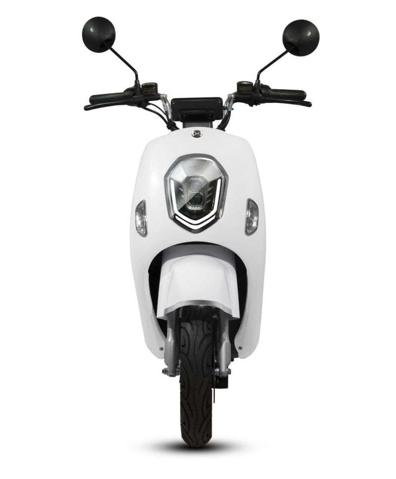 Scuter electric Ztech ZT-23-A CRYSTAL-A autonomie 80 Km viteza maxima 45 km/h putere 1800W acumulator 20Ah/60V motor BOSCH-Argintiu