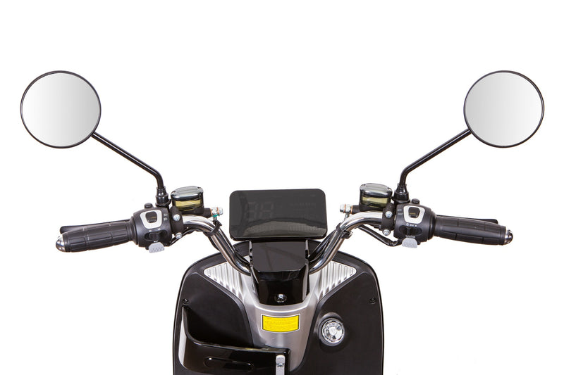 Scuter electric Ztech ZT-23-A CRYSTAL-A autonomie 80 Km viteza maxima 45 km/h putere 1800W acumulator 20Ah/60V motor BOSCH-Argintiu