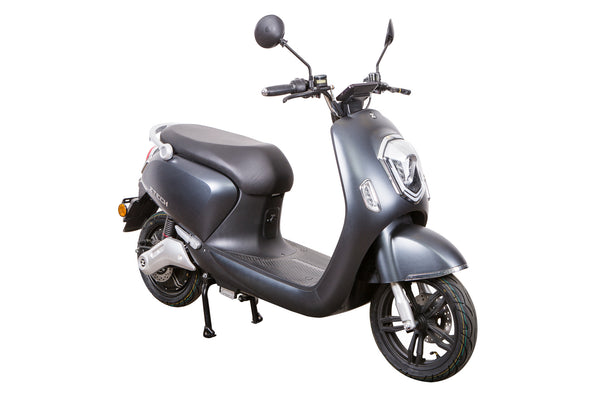 Scuter electric Ztech ZT-23-A CRYSTAL-A autonomie 80 Km viteza maxima 45 km/h putere 1800W acumulator 20Ah/60V motor BOSCH-Argintiu