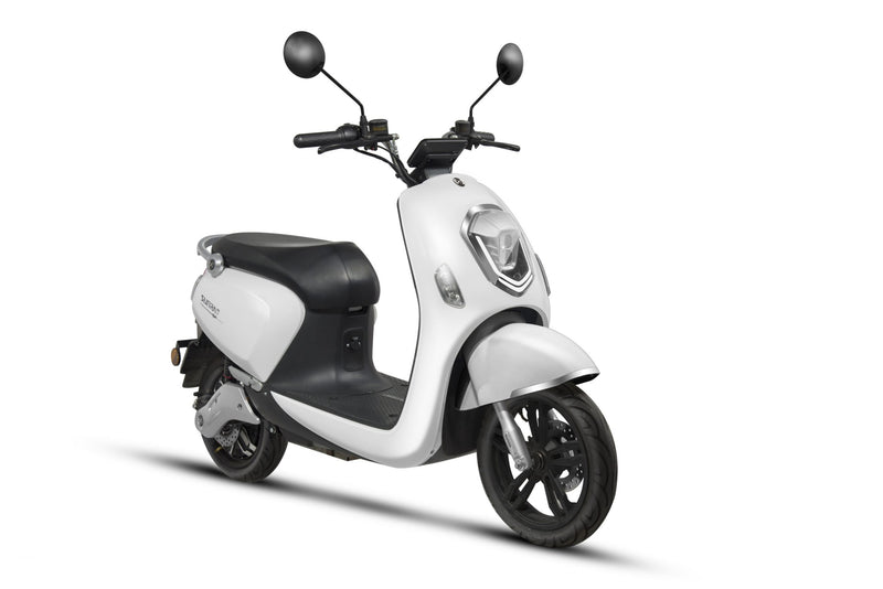 Scuter electric Ztech ZT-23-A CRYSTAL-A autonomie 80 Km viteza maxima 45 km/h putere 1800W acumulator 20Ah/60V motor BOSCH-Alb