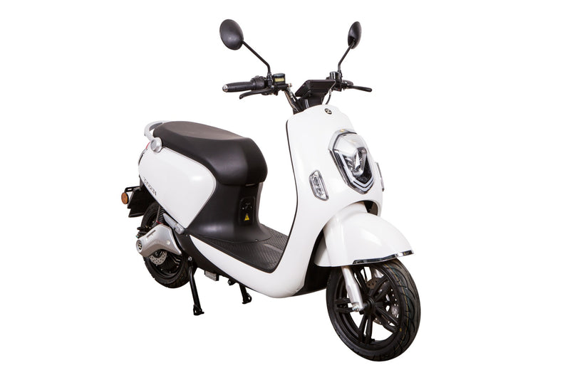 Scuter electric Ztech ZT-23-A CRYSTAL-A autonomie 80 Km viteza maxima 45 km/h putere 1800W acumulator 20Ah/60V motor BOSCH-Argintiu