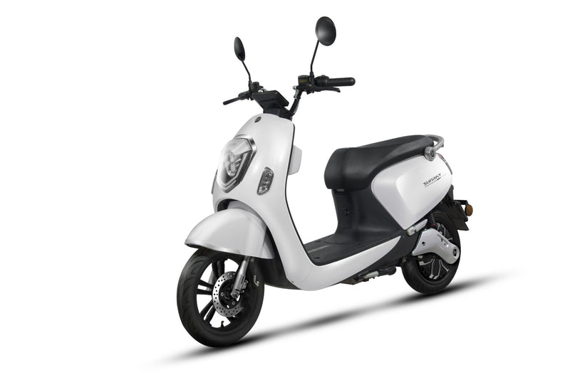 Scuter electric Ztech ZT-23-A CRYSTAL-A autonomie 80 Km viteza maxima 45 km/h putere 1800W acumulator 20Ah/60V motor BOSCH-Argintiu