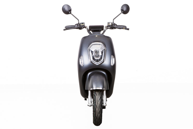 Scuter electric Ztech ZT-23-A CRYSTAL-A autonomie 80 Km viteza maxima 45 km/h putere 1800W acumulator 20Ah/60V motor BOSCH-Argintiu