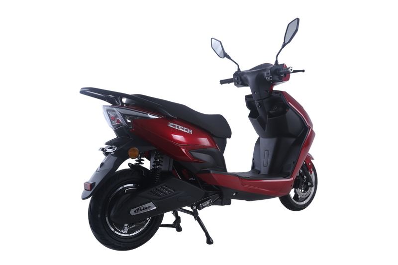 Scuter electric Ztech ZT-24 WARRIOR 2.0 autonomie 45 Km viteza maxima 45 km/h putere 1500W acumulator 20Ah/72V motor BOSCH-Rosu