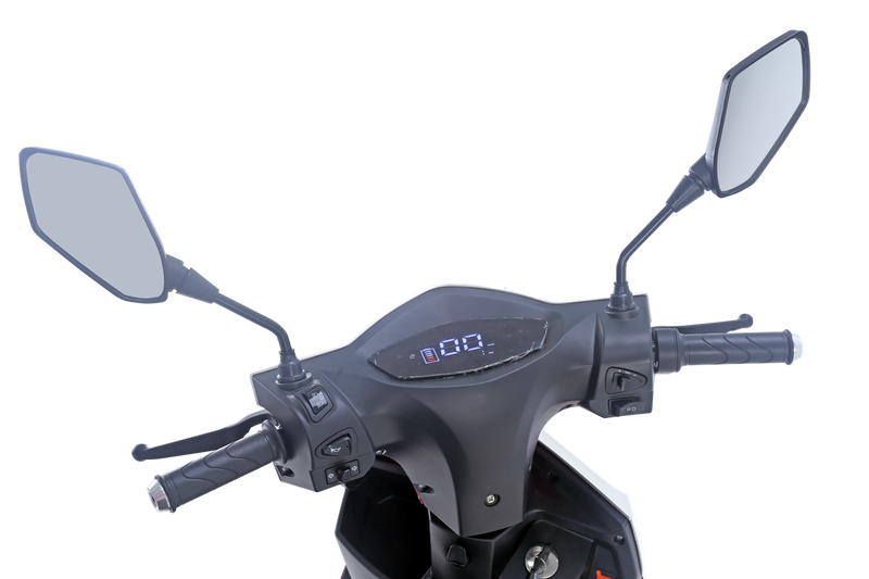 Scuter electric Ztech ZT-24 WARRIOR 2.0 autonomie 45 Km viteza maxima 45 km/h putere 1500W acumulator 20Ah/72V motor BOSCH-Rosu
