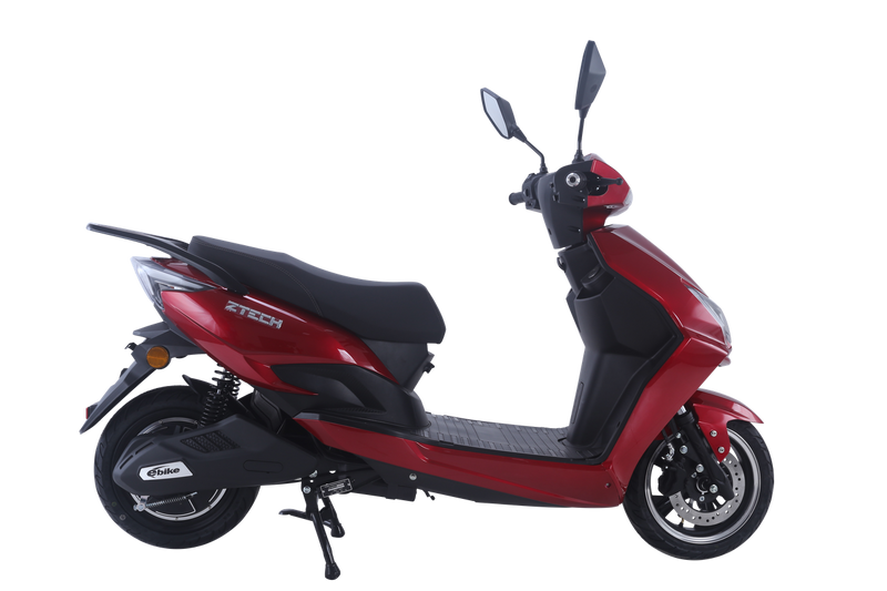 Scuter electric Ztech ZT-24 WARRIOR 2.0 autonomie 45 Km viteza maxima 45 km/h putere 1500W acumulator 20Ah/72V motor BOSCH-Rosu