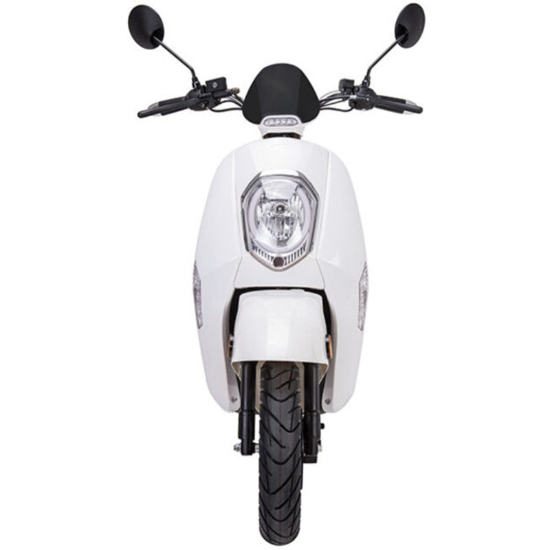 Scuter electric Ztech ZT-25-B BERLIN LITHIUM autonomie 45 Km viteza maxima 45 km/h putere 1200W acumulator 20Ah/60V motor BOSCH-Alb