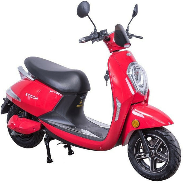 Scuter electric Ztech ZT-25-B BERLIN LITHIUM autonomie 45 Km viteza maxima 45 km/h putere 1200W acumulator 20Ah/60V motor BOSCH-Rosu