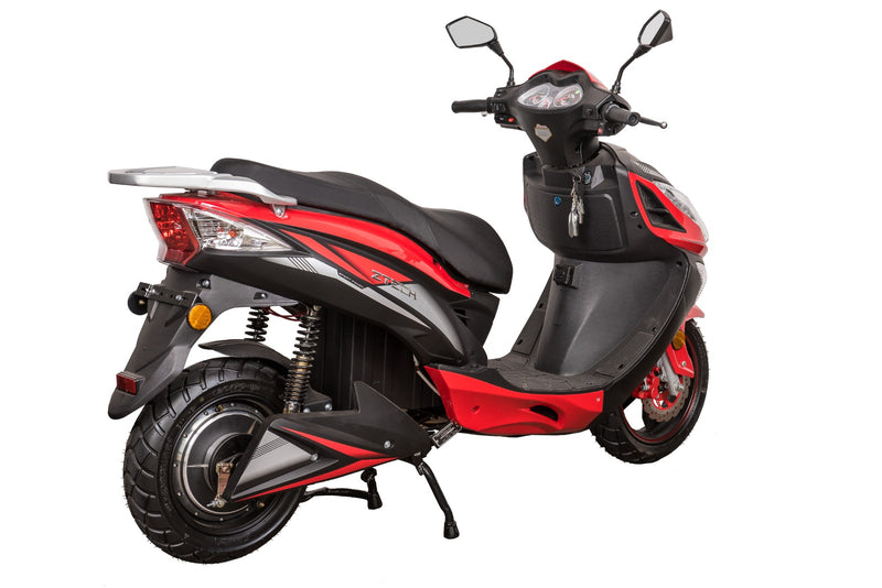 Scuter electric Ztech ZT-26A DRAGON 1.0 autonomie 50 Km viteza maxima 45 km/h putere 1500W acumulator 22Ah/72V-Albastru