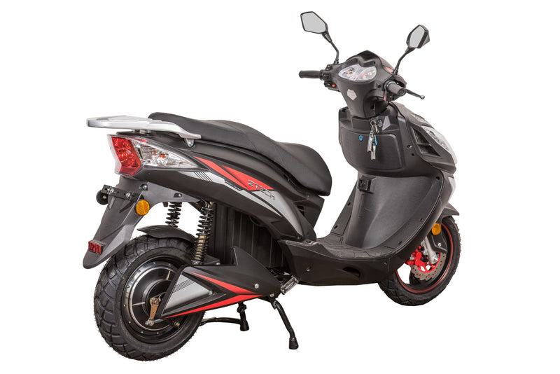 Scuter electric Ztech ZT-26A DRAGON 1.0 autonomie 50 Km viteza maxima 45 km/h putere 1500W acumulator 22Ah/72V-Albastru