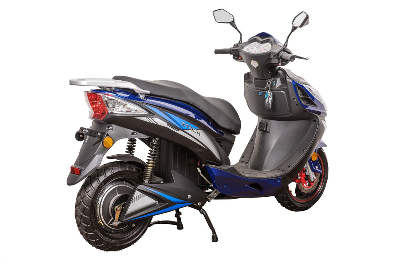 Scuter electric Ztech ZT-26-B DRAGON 2.0 autonomie 50 Km viteza maxima 45 km/h putere 1500W acumulator 2x22Ah/72V-Rosu