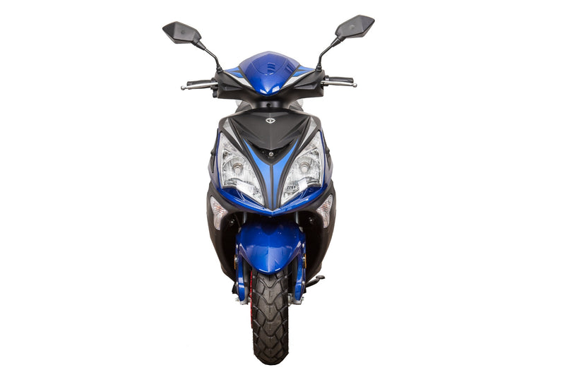 Scuter electric Ztech ZT-26-B DRAGON 2.0 autonomie 50 Km viteza maxima 45 km/h putere 1500W acumulator 2x22Ah/72V-Rosu