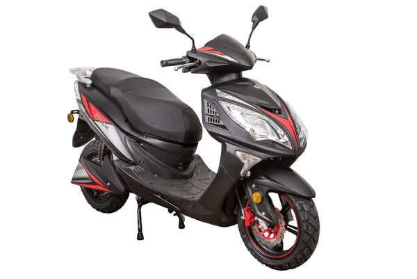 Scuter electric Ztech ZT-26-B DRAGON 2.0 autonomie 50 Km viteza maxima 45 km/h putere 1500W acumulator 2x22Ah/72V-Negru
