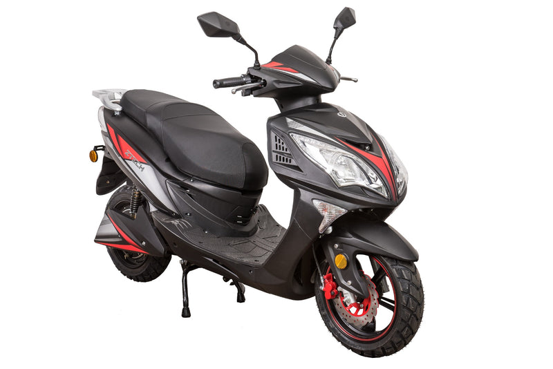 Scuter electric Ztech ZT-26-B DRAGON 2.0 autonomie 50 Km viteza maxima 45 km/h putere 1500W acumulator 2x22Ah/72V-Rosu