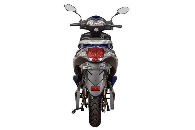Scuter electric Ztech ZT-26-B DRAGON 2.0 autonomie 50 Km viteza maxima 45 km/h putere 1500W acumulator 2x22Ah/72V-Rosu