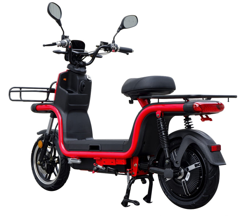 Scuter electric Ztech ZT-28-B EXPRESS 2.0 autonomie 130 Km viteza maxima 45 km/h putere 1500W acumulator 2x26Ah/60V-Rosu