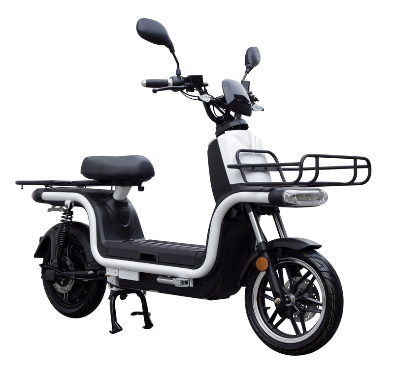 Scuter electric Ztech ZT-28-B EXPRESS 2.0 autonomie 130 Km viteza maxima 45 km/h putere 1500W acumulator 2x26Ah/60V-Alb