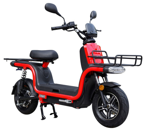 Scuter electric Ztech ZT-28-A EXPRESS 2.0 autonomie 77 Km viteza maxima 45 km/h putere 1500W acumulator 32Ah/60V-Rosu