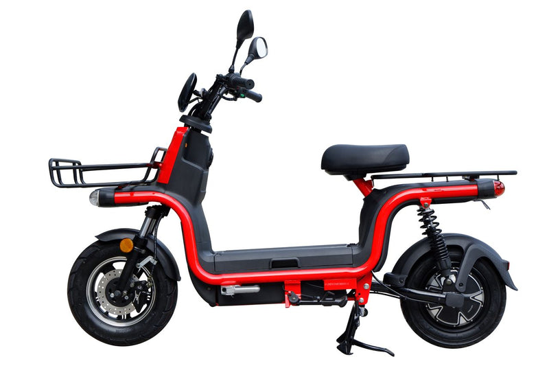 Scuter electric Ztech ZT-28-B EXPRESS 2.0 autonomie 130 Km viteza maxima 45 km/h putere 1500W acumulator 2x26Ah/60V-Rosu