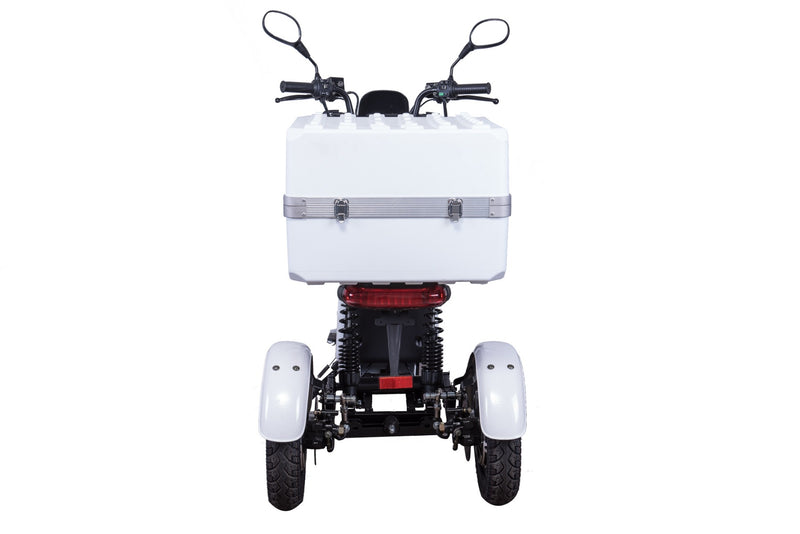 Scuter electric Ztech ZT-29-A EXPRESS autonomie 70 Km viteza maxima 45 km/h putere 2x800W acumulator 26Ah/60V-Alb