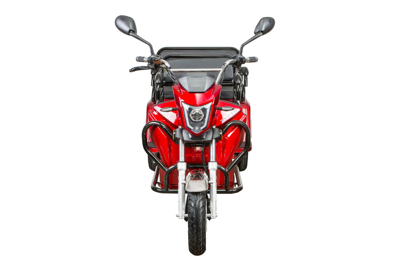 Tricicleta electrica Ztech ZT-31-A TRILUX 3.0 GRAPHENE autonomie 60 Km viteza maxima 25 km/h putere 1500W acumulator 20Ah/72V nu necesita permis-Rosu