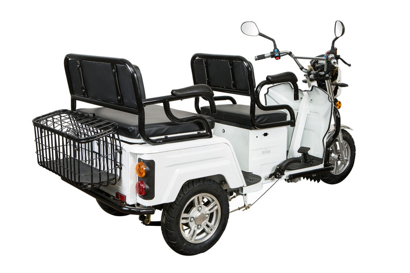 Tricicleta electrica Ztech ZT-31 TRILUX 3.0 autonomie 60 Km viteza maxima 25 km/h putere 1500W acumulator 20Ah/72V nu necesita permis-Albastru