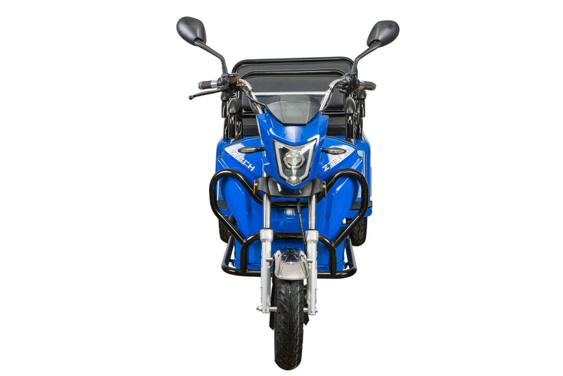Tricicleta electrica Ztech ZT-31-A TRILUX 3.0 GRAPHENE autonomie 60 Km viteza maxima 25 km/h putere 1500W acumulator 20Ah/72V nu necesita permis-Rosu