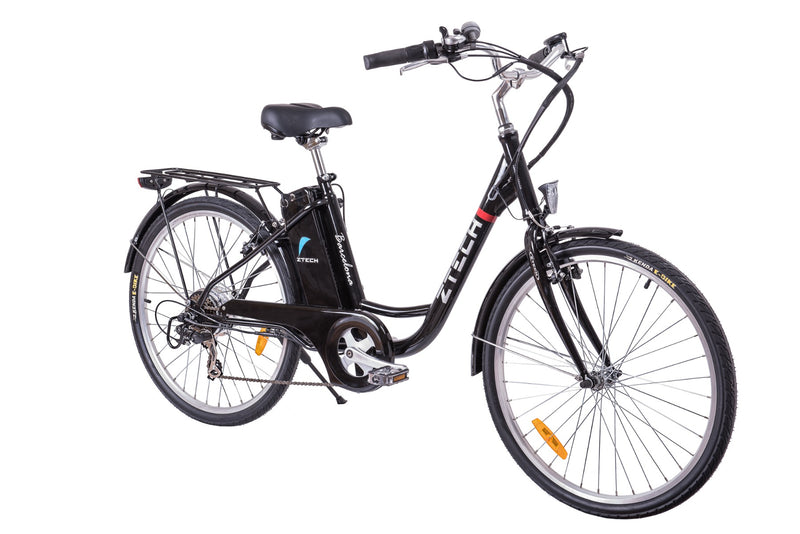 Bicicleta electrica Ztech ZT-32 A BARCELONA autonomie 30 Km viteza maxima 25 km/h putere 250W acumulator 9Ah/36V nu necesita permis-Albastru