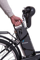 Bicicleta electrica Ztech ZT-32 A BARCELONA autonomie 30 Km viteza maxima 25 km/h putere 250W acumulator 9Ah/36V nu necesita permis-Alb