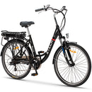 Bicicleta electrica Ztech ZT-34-B VERONA 2.0 autonomie 30 Km viteza maxima 25 km/h putere 250W acumulator 10Ah/36V nu necesita permis-Negru