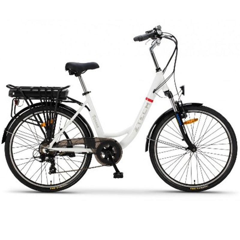 Bicicleta electrica Ztech ZT-34-B VERONA 2.0 autonomie 30 Km viteza maxima 25 km/h putere 250W acumulator 10Ah/36V nu necesita permis-Negru