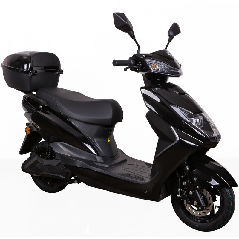Scuter electric Ztech ZT-36-A LUNA autonomie 45 Km viteza maxima 25 km/h putere 1800W acumulator 20Ah/60V nu necesita permis-Alb