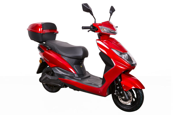 Scuter electric Ztech ZT-36-A LUNA GRAPHENE autonomie 45 Km viteza maxima 25 km/h putere 1800W acumulator 20Ah/60V nu necesita permis-Rosu