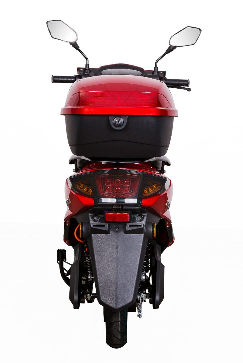 Scuter electric Ztech ZT-36-A LUNA GRAPHENE autonomie 45 Km viteza maxima 25 km/h putere 1800W acumulator 20Ah/60V nu necesita permis-Alb