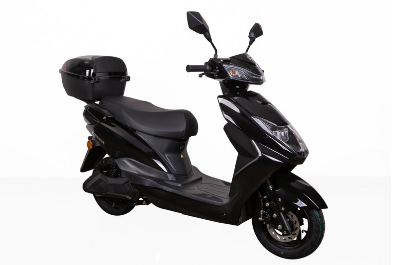 Scuter electric Ztech ZT-36-A LUNA GRAPHENE autonomie 45 Km viteza maxima 25 km/h putere 1800W acumulator 20Ah/60V nu necesita permis-Alb