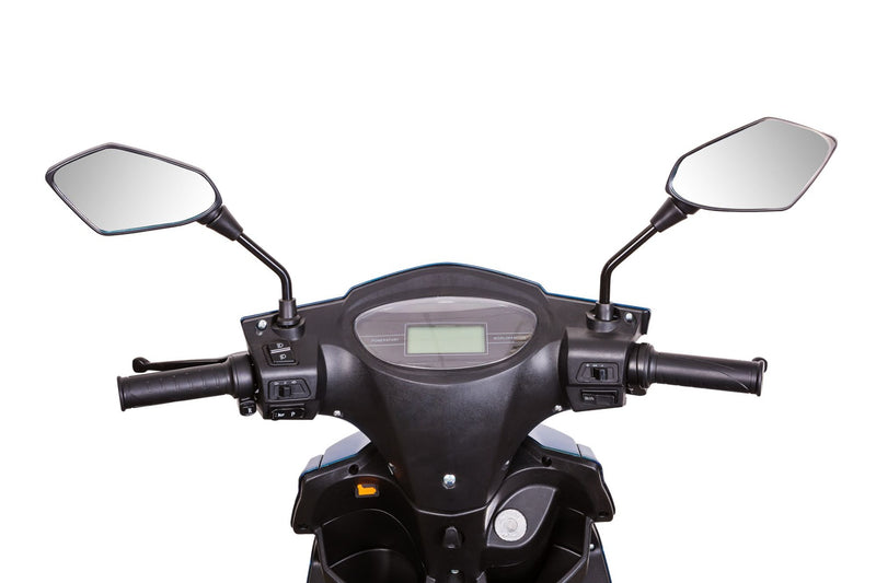 Scuter electric Ztech ZT-36-A LUNA GRAPHENE autonomie 45 Km viteza maxima 25 km/h putere 1800W acumulator 20Ah/60V nu necesita permis-Alb