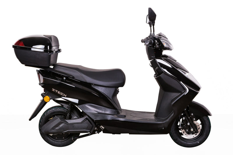 Scuter electric Ztech ZT-36-A LUNA GRAPHENE autonomie 45 Km viteza maxima 25 km/h putere 1800W acumulator 20Ah/60V nu necesita permis-Alb