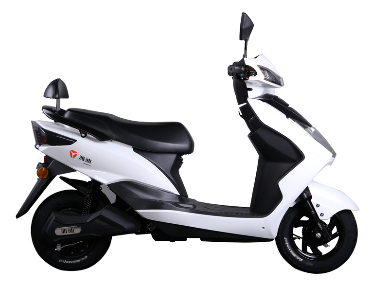 Scuter electric Ztech ZT-36-A LUNA autonomie 45 Km viteza maxima 25 km/h putere 1800W acumulator 20Ah/60V nu necesita permis-Alb
