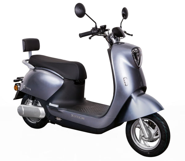 Scuter electric Ztech ZT-37 M6 GRAPHENE autonomie 55 Km viteza maxima 45 km/h putere 2100W acumulator 20Ah/72V-Gri