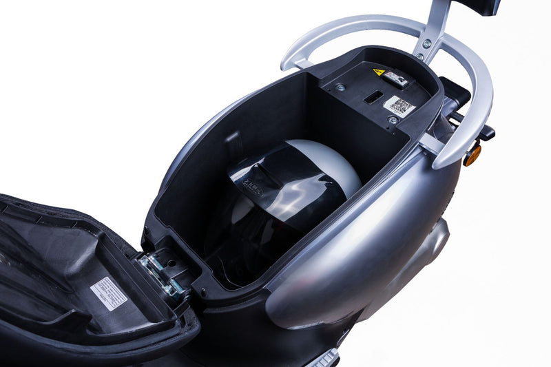 Scuter electric Ztech ZT-37 M6 GRAPHENE autonomie 55 Km viteza maxima 45 km/h putere 2100W acumulator 20Ah/72V-Gri
