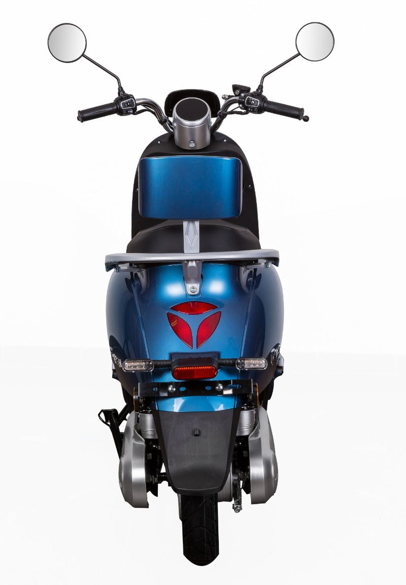 Scuter electric Ztech ZT-37 M6 autonomie 55 Km viteza maxima 45 km/h putere 2100W acumulator 20Ah/72V-Gri