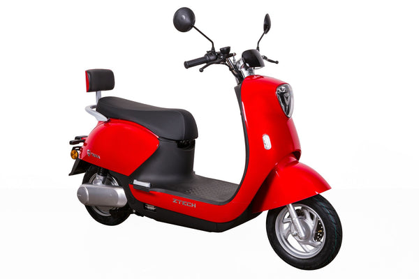 Scuter electric Ztech ZT-37 M6 GRAPHENE autonomie 55 Km viteza maxima 45 km/h putere 2100W acumulator 20Ah/72V-Rosu