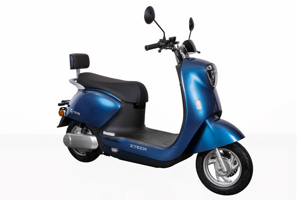 Scuter electric Ztech ZT-37 M6 GRAPHENE autonomie 55 Km viteza maxima 45 km/h putere 2100W acumulator 20Ah/72V-Albastru